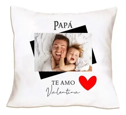 Almohadon personalizado dia del padre